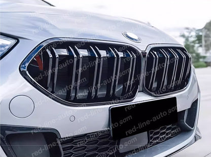 BMW F44 2 Series Gran Coupe M-Power Front Grille, Gloss Black Double-Bar