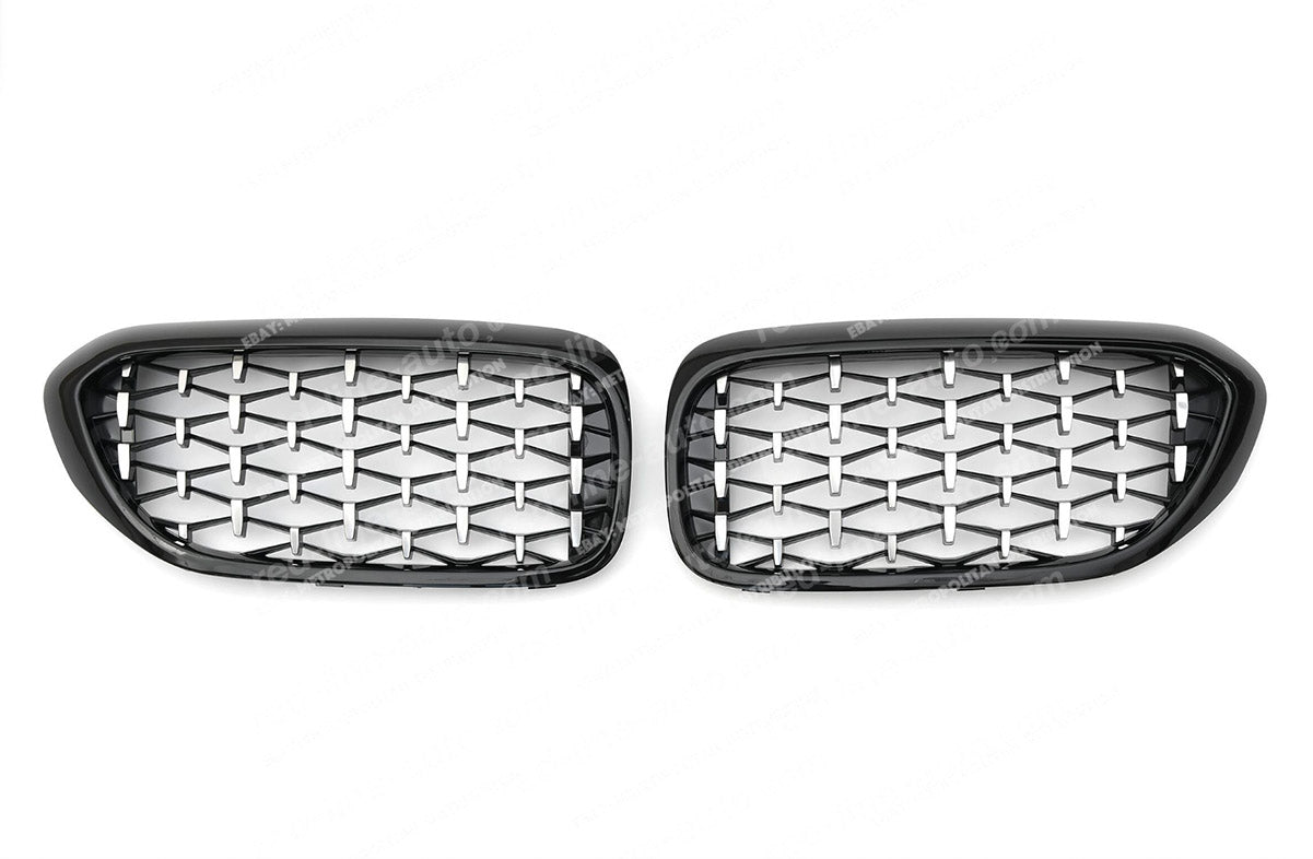 Pre-Facelift BMW G30 5 Series Saloon G31 Estate F90 M5 M-Power Grille, Black Diamond