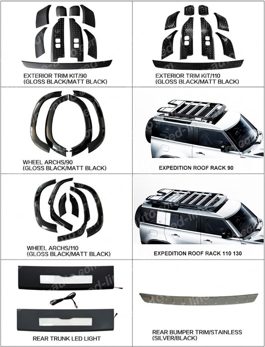 Land Rover L663 Defender Accessories and Aftermarket Modification Kits -E