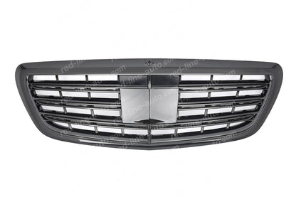 Mercedes S-Class W222 Saloon Maybach AMG Grille, VIP-Style Full Gloss Black S350 S63 S65