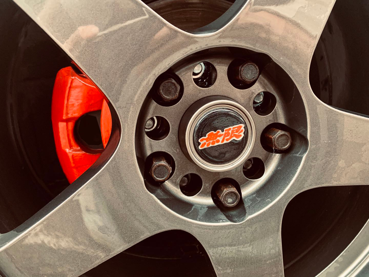 MUGEN 無限 Type R wheel centre cap hub decal