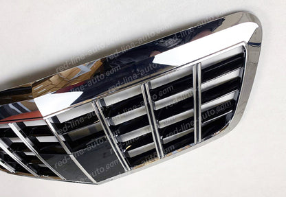 Facelift Mercedes W221 S-Class Saloon AMG VIP Style Front Grille, Chrome Maybach Grids