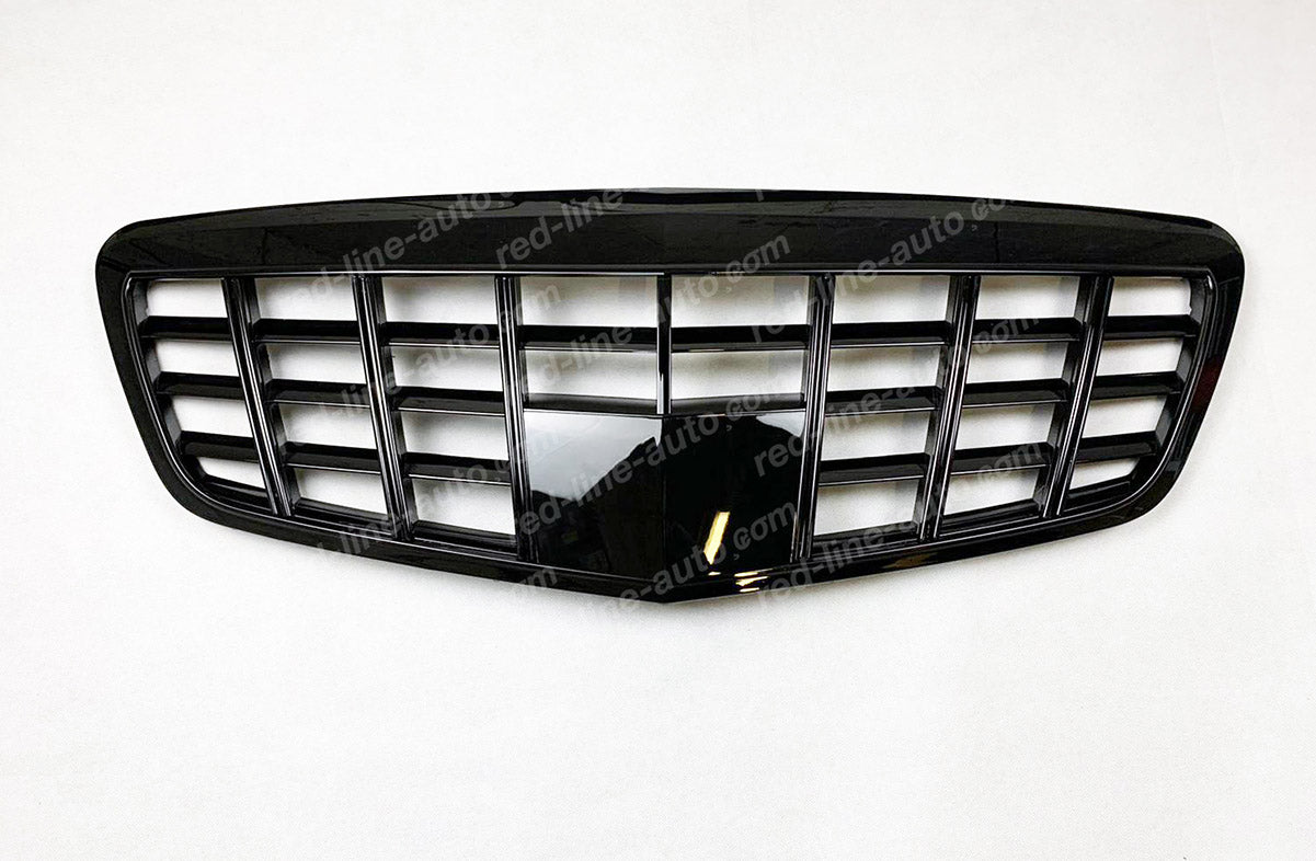 Facelift Mercedes W221 S-Class Saloon AMG VIP Style Front Grille, Full Gloss Maybach Grids