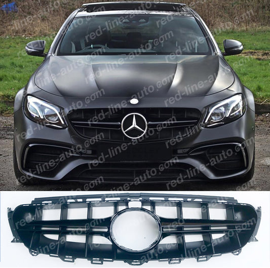 Pre-facelift Mercedes C238 E-Class Coupe A238 Convertible AMG Grille E63S look, Gloss Black