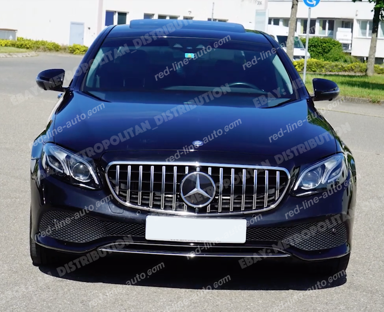 Pre-facelift Mercedes C238 E-Class Coupe A238 Cabriolet E43 E53 AMG Black GT Grille, Chrome Panamericana